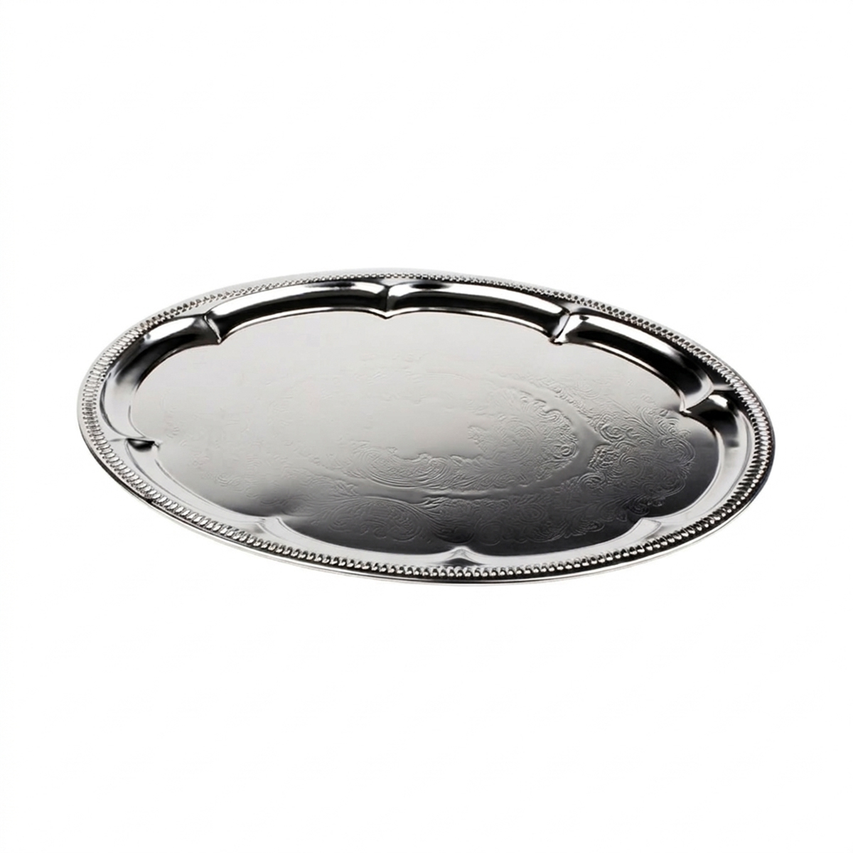 Oválny servírovací podnos Párty - 46×34 APS cm je elegantný podnos na servírovanie zákuskov a občerstvenia v gastro prevádzkach.