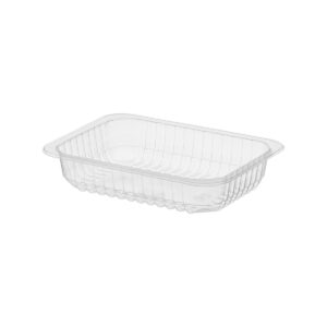 Zatavovací menu miska 187 × 137 × 37 mm s objemem 500 ml pro balení hotových jídel. Vhodná do mikrovlnky, odolná od -20 °C do 100 °C.