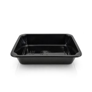Zatavovací menu miska 1dílná 227 × 178 × 50 mm v balení 50 ks. Vhodná pro balení, výdej a rozvoz pokrmů v gastro provozech.