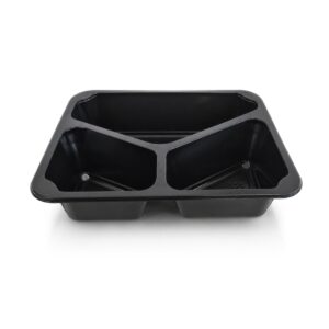 Zatavovací menu miska 3dílná 227 × 178 × 50 mm, 50 ks. Praktická volba pro balení, výdej a rozvoz pokrmů v gastro provozech.
