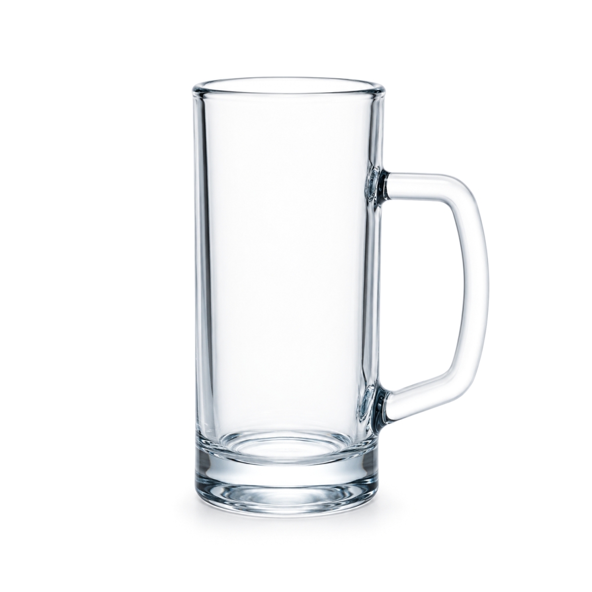 Skleněný krýgl na pivo 400 ml s uchem, silným dnem a robustním sklem. Vhodný na studené nápoje do gastro provozů i domácností.