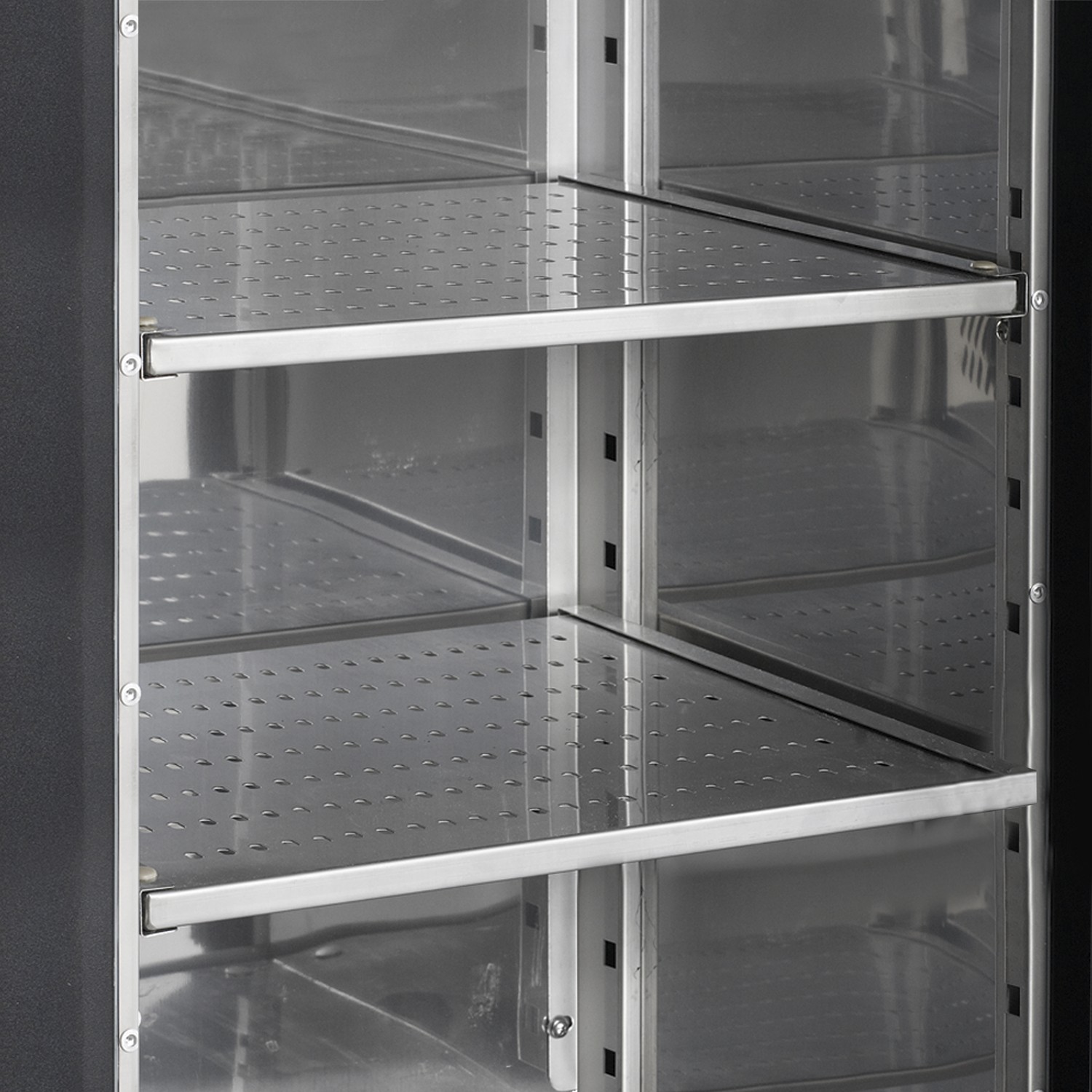 Minibar, plné křídlové dveře, černá CBC 410 | TEFCOLD