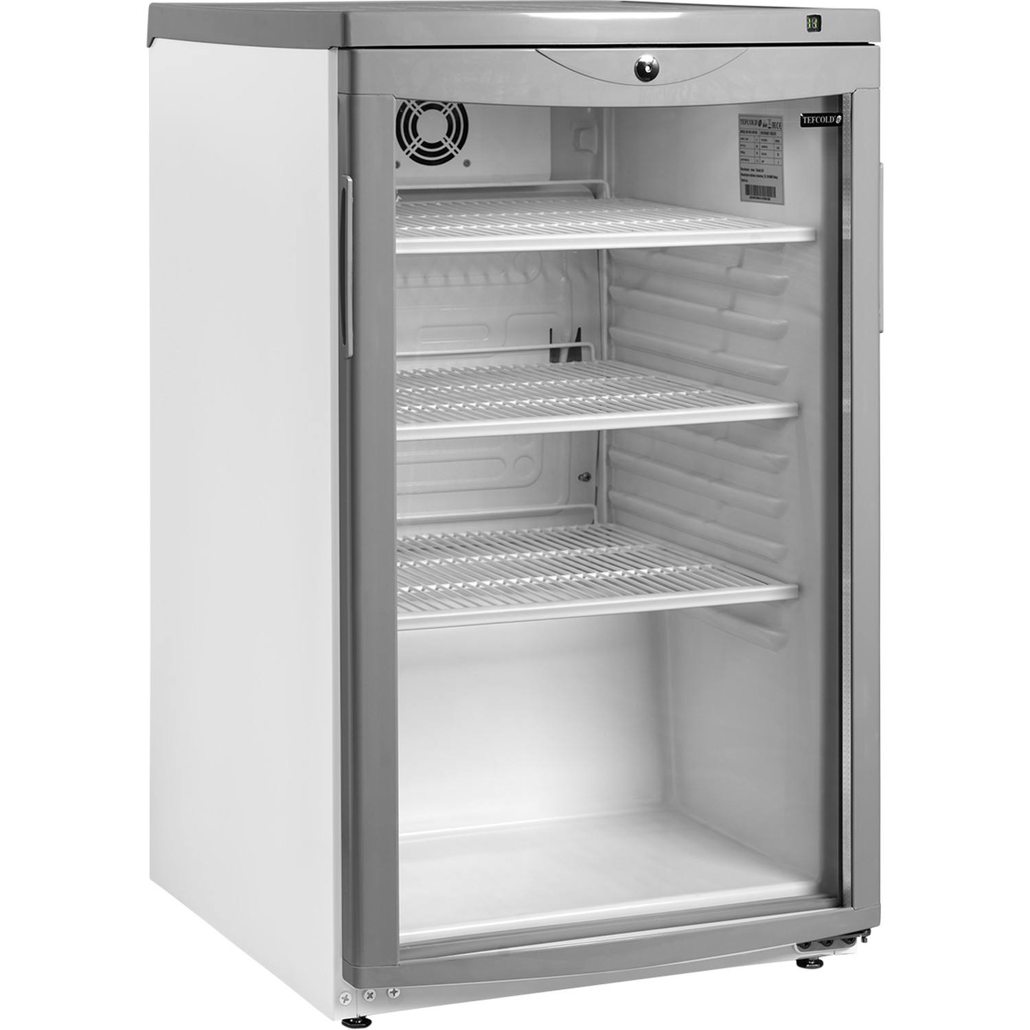 Chladicí skříň prosklené dveře BC 145 WF | TEFCOLD