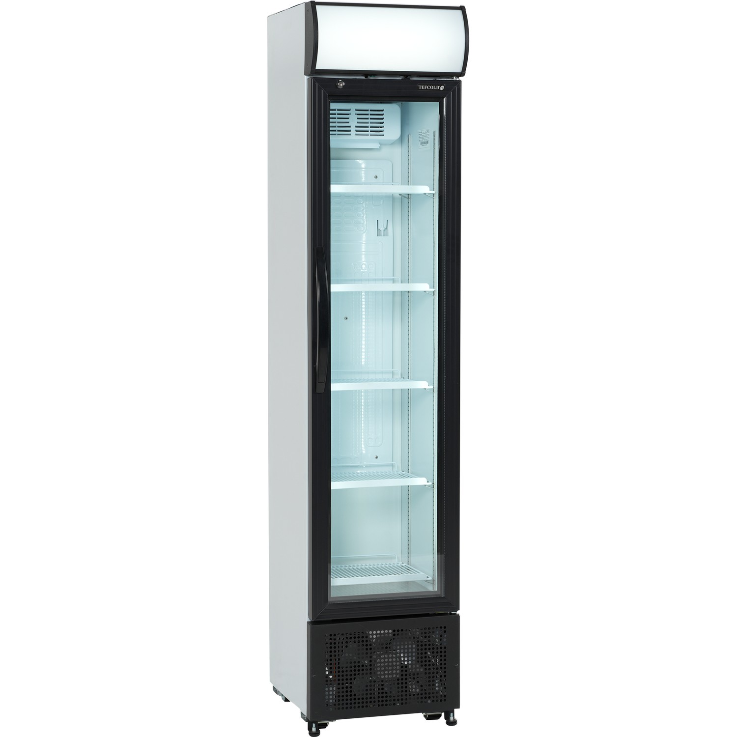 Chladicí skříň prosklené dveře FSC 175H | TEFCOLD
