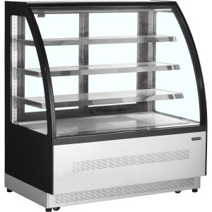 Chladicí vitrína cukrářská černá LPD 1200 C Black | TEFCOLD