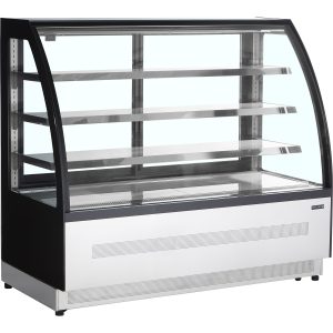 Chladicí vitrína cukrářská černá LPD 1500 C Black | TEFCOLD