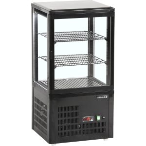 Chladicí vitrína stolní, černá UPD 60 BLACK | TEFCOLD