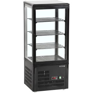 Chladicí vitrína stolní, černá UPD 80 BLACK | TEFCOLD