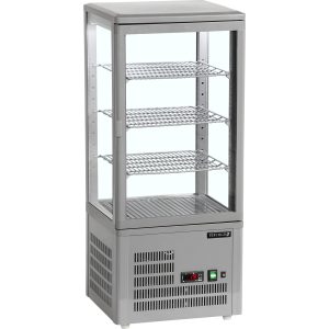 Chladicí vitrína stolní, šedá UPD 80 GREY | TEFCOLD
