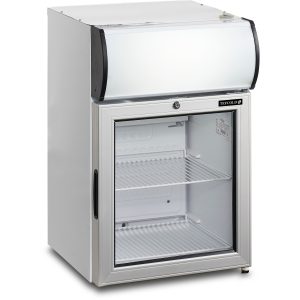 Stolní chladicí skříň prosklené dveře FS 60 CP | TEFCOLD