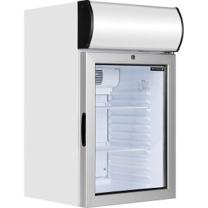 Stolní chladicí skříň prosklené dveře FS 80 CP | TEFCOLD