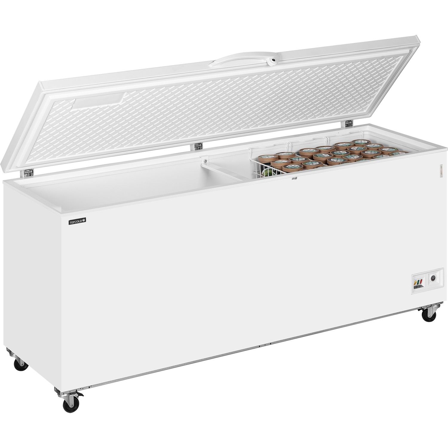 Mraznička na zmrzlinu plné víko CF700 SL | TEFCOLD