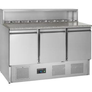Chladicí pizza stůl GN1/1 PT 930 | TEFCOLD