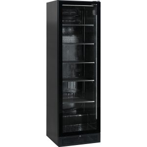 Chladicí skříň prosklené dveře, černá SCU 1425 FRAMELESS | TEFCOLD