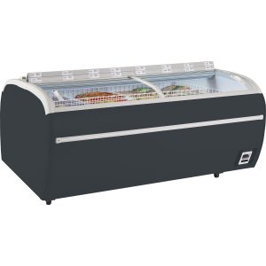 Mrazicí ostrov, antracit TWIN 220A-F | TEFCOLD
