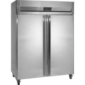 Chladicí skříň plné dveře, nerez RK 1420 | TEFCOLD