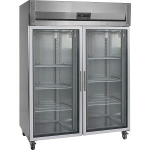 Chladicí skříň prosklené dveře GN2/1 RK 1420 G | TEFCOLD