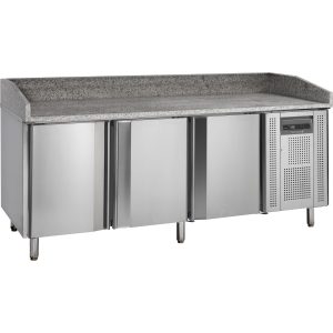 Chladicí pizza stůl, bez nástavby PT1300 | TEFCOLD