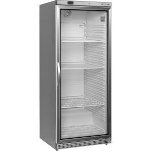Chladicí skříň prosklené dveře, nerez opláštění UR 600 SG | TEFCOLD