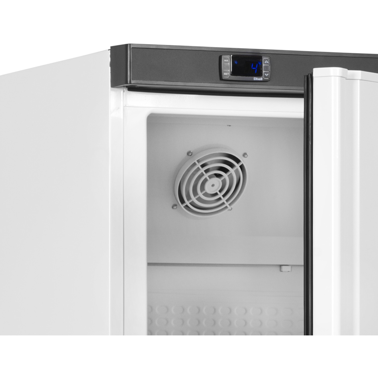 Chladicí skříň prosklené dveře, bílá UR 200 G | TEFCOLD