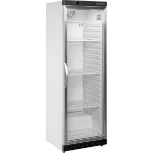 Chladicí skříň prosklené dveře, bílá UR 400 G | TEFCOLD
