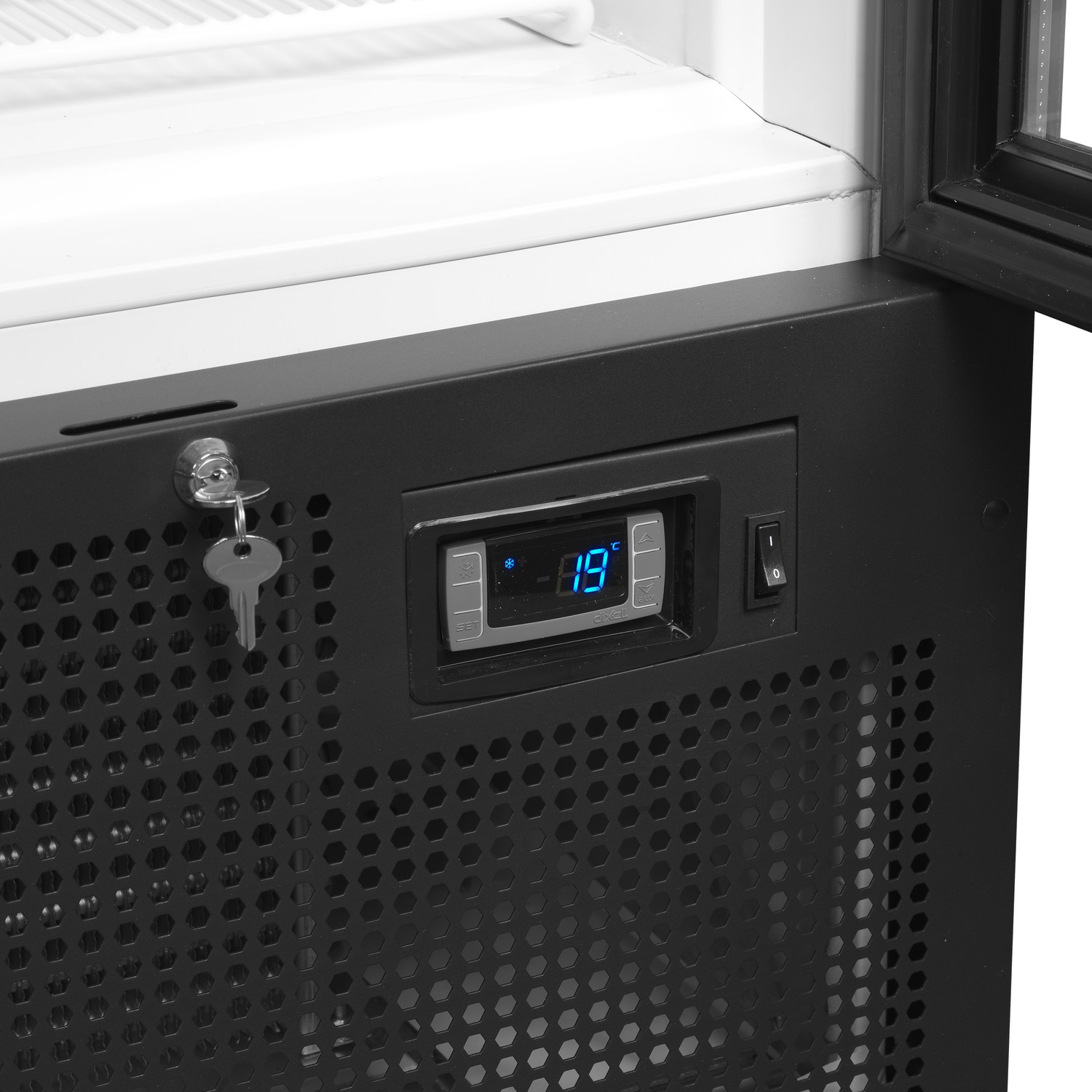 Chladicí skříň prosklené dveře FS 1202 H | TEFCOLD