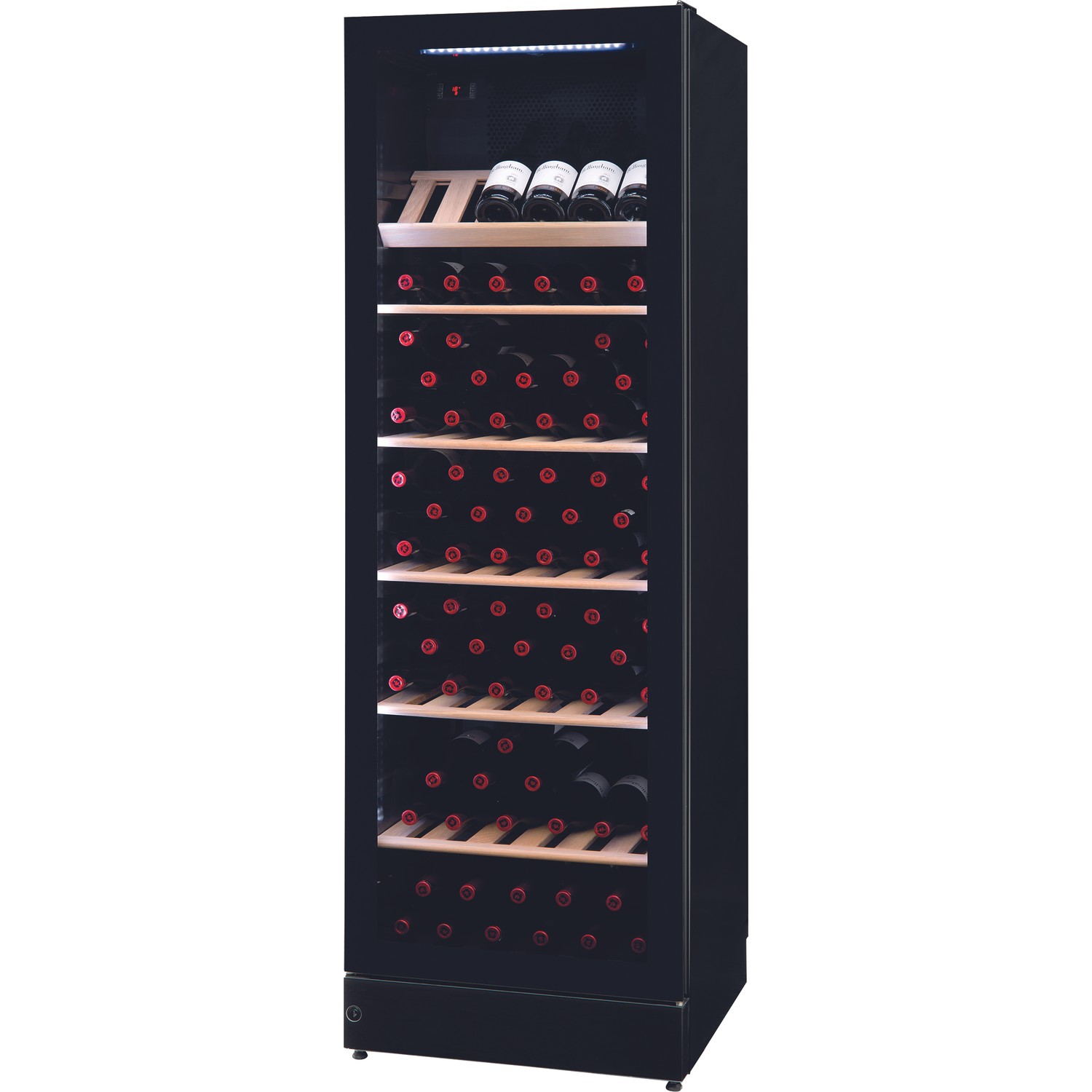 Chladicí skříň vhodná pro chlazení vína WFG 185 black | TEFCOLD