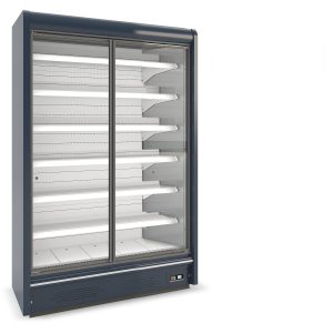 Chladicí vitrína přístěnná, kř. dveře York 385/80/200 DU single | TEFCOLD