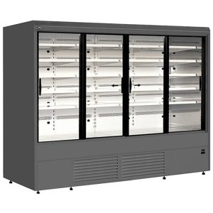 Chladicí vitrína přístěnná, posuv. dveře Varna 250/80 DP | TEFCOLD