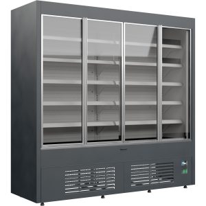 Chladicí vitrína přístěnná, kř. dveře Varna 210/60 DUZ mini | TEFCOLD
