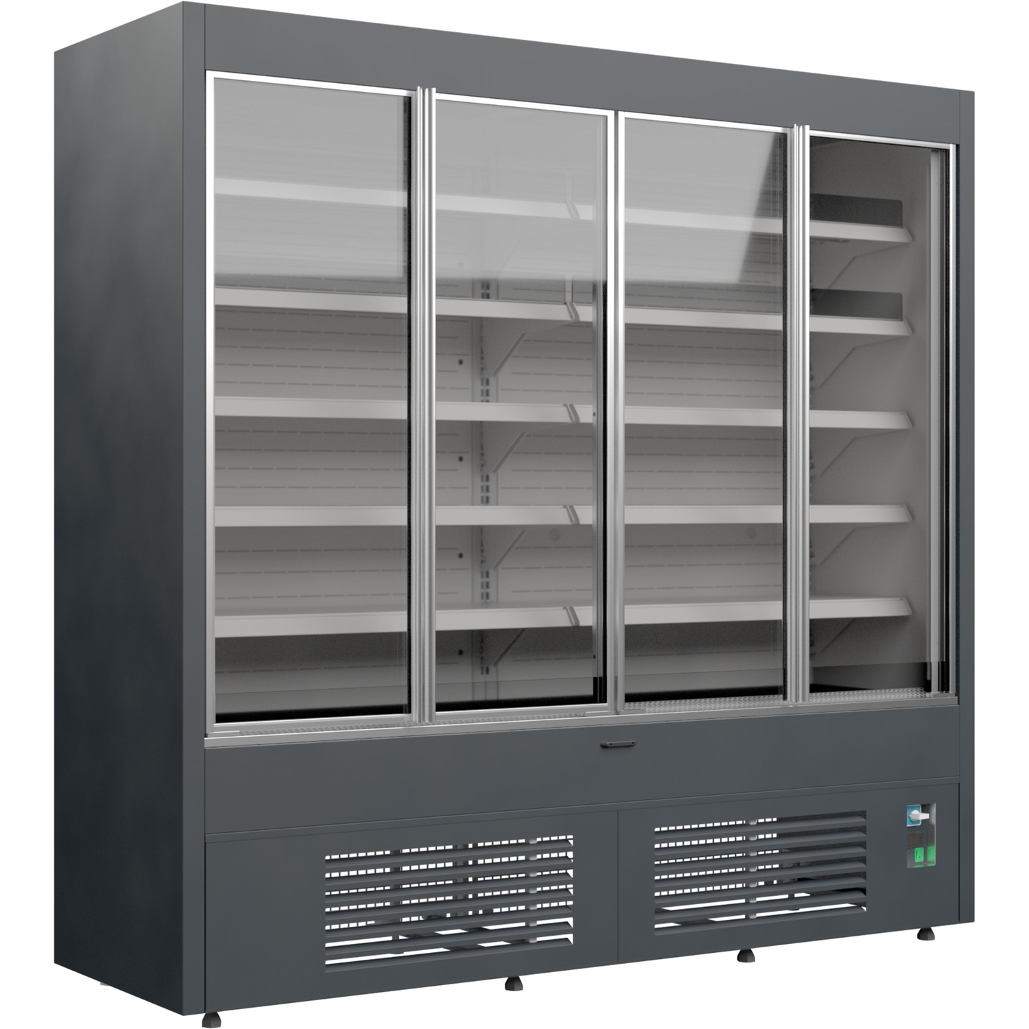 Chladicí vitrína přístěnná, kř. dveře Varna 210/60 DUZ mini | TEFCOLD