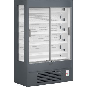 Chladicí vitrína přístěnná, posuv. dveře Varna 160/60 DP mini | TEFCOLD