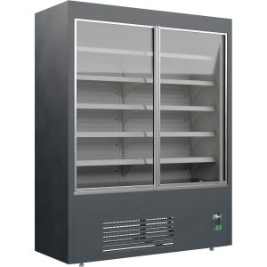 Chladicí vitrína přístěnná, kř. dveře Varna 160/60 DUZ mini | TEFCOLD
