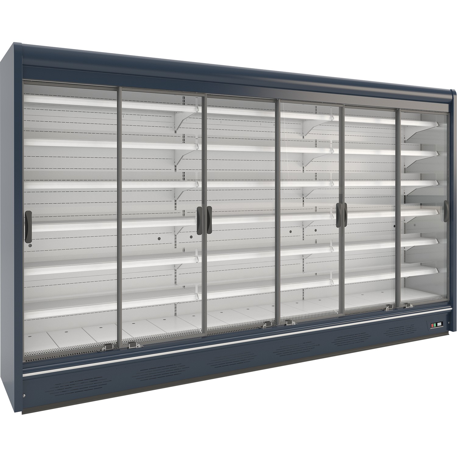 Chladicí vitrína přístěnná posuv. dveře York 260/90/200 DP | TEFCOLD