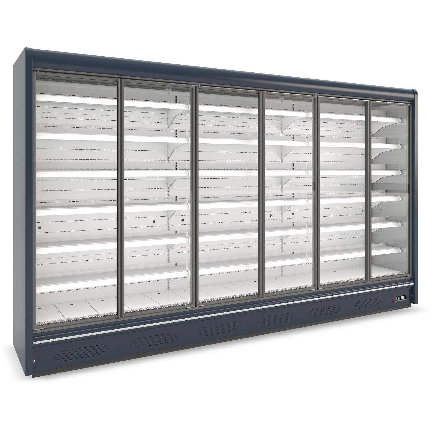 Chladicí vitrína přístěnná, kř. dveře York 385/70/200 DU | TEFCOLD