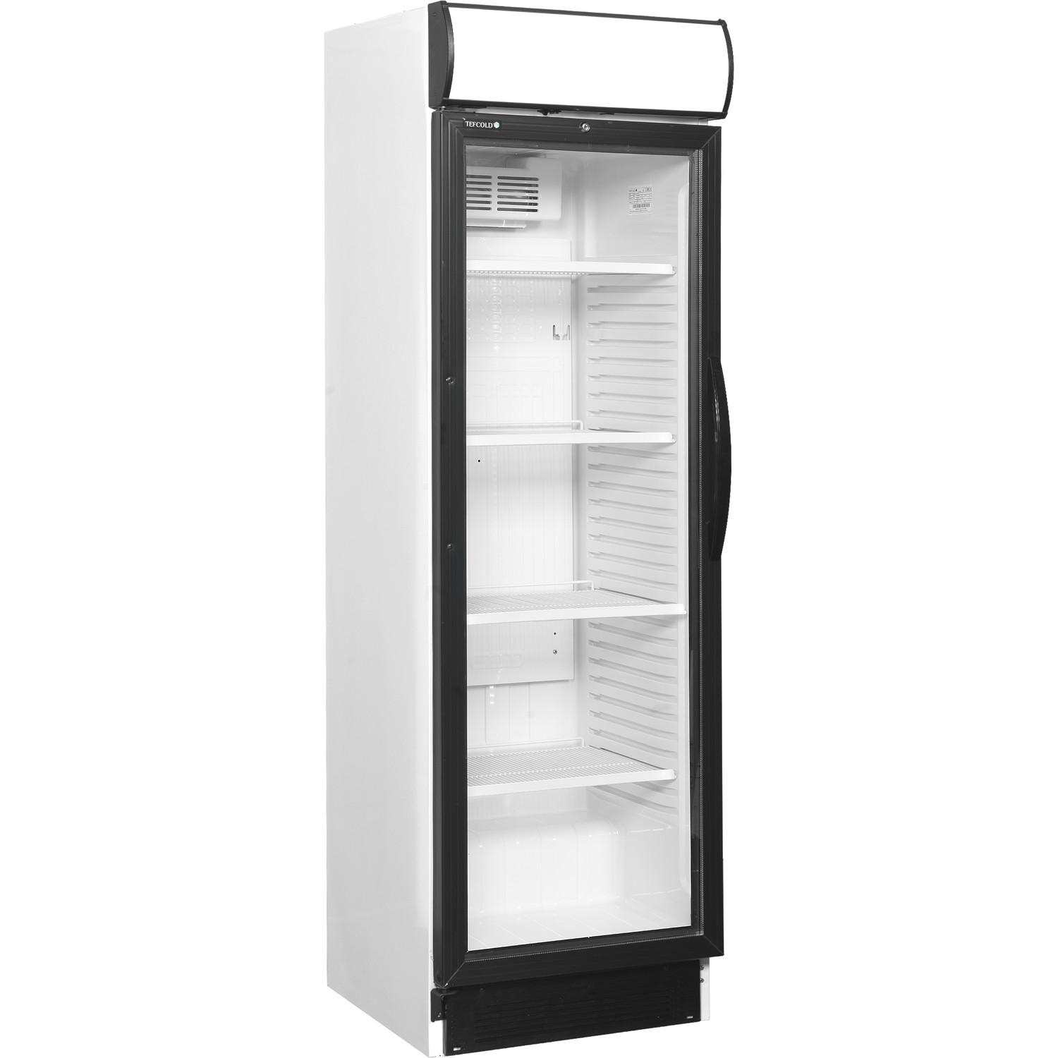 Chladicí skříň prosklené dveře CEV 425 CP 2 LED L/H | TEFCOLD