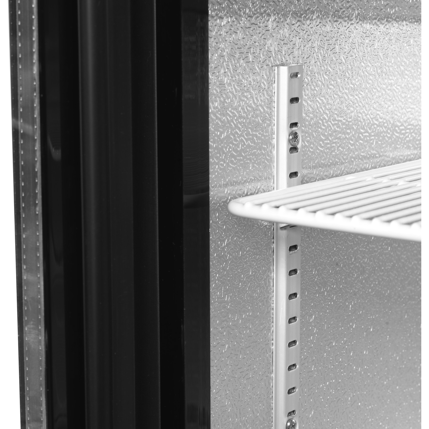 Minibar prosklené křídlové dveře, černá DB106H | TEFCOLD