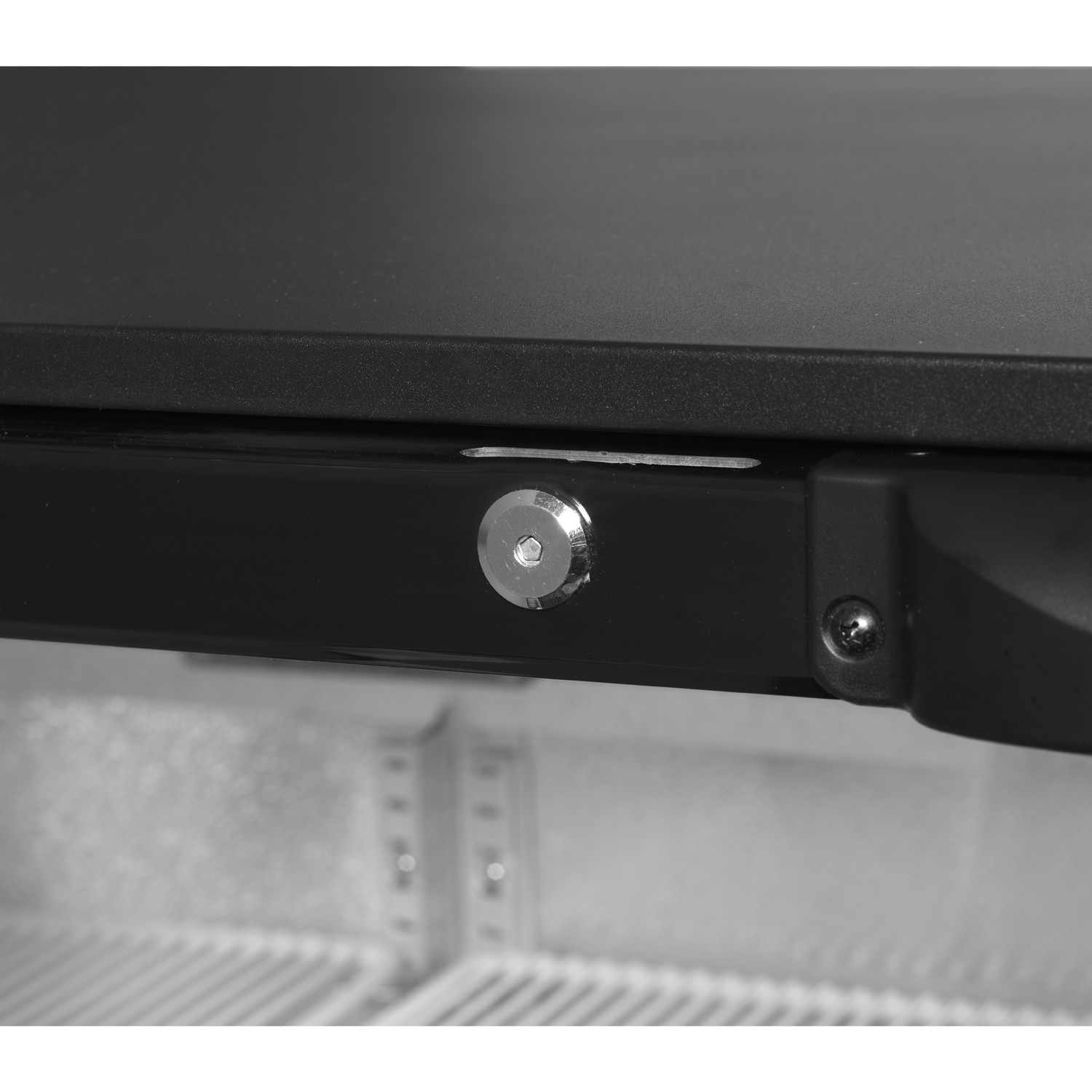 Minibar prosklené křídlové dveře, černá DB301H-3 | TEFCOLD