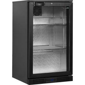 Minibar prosklené křídlové dveře, černá BA6H | TEFCOLD