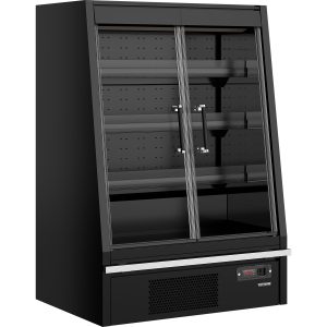Chladicí vitrína přístěnná, kř. dveře Galaxy+ GPL10FGD Black | TEFCOLD