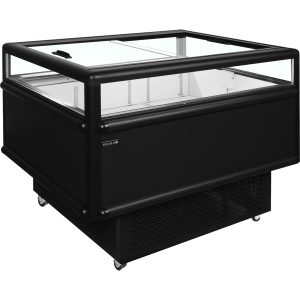Černá chladicí / mrazicí vitrína s přepínáním UHD 201 Black | TEFCOLD