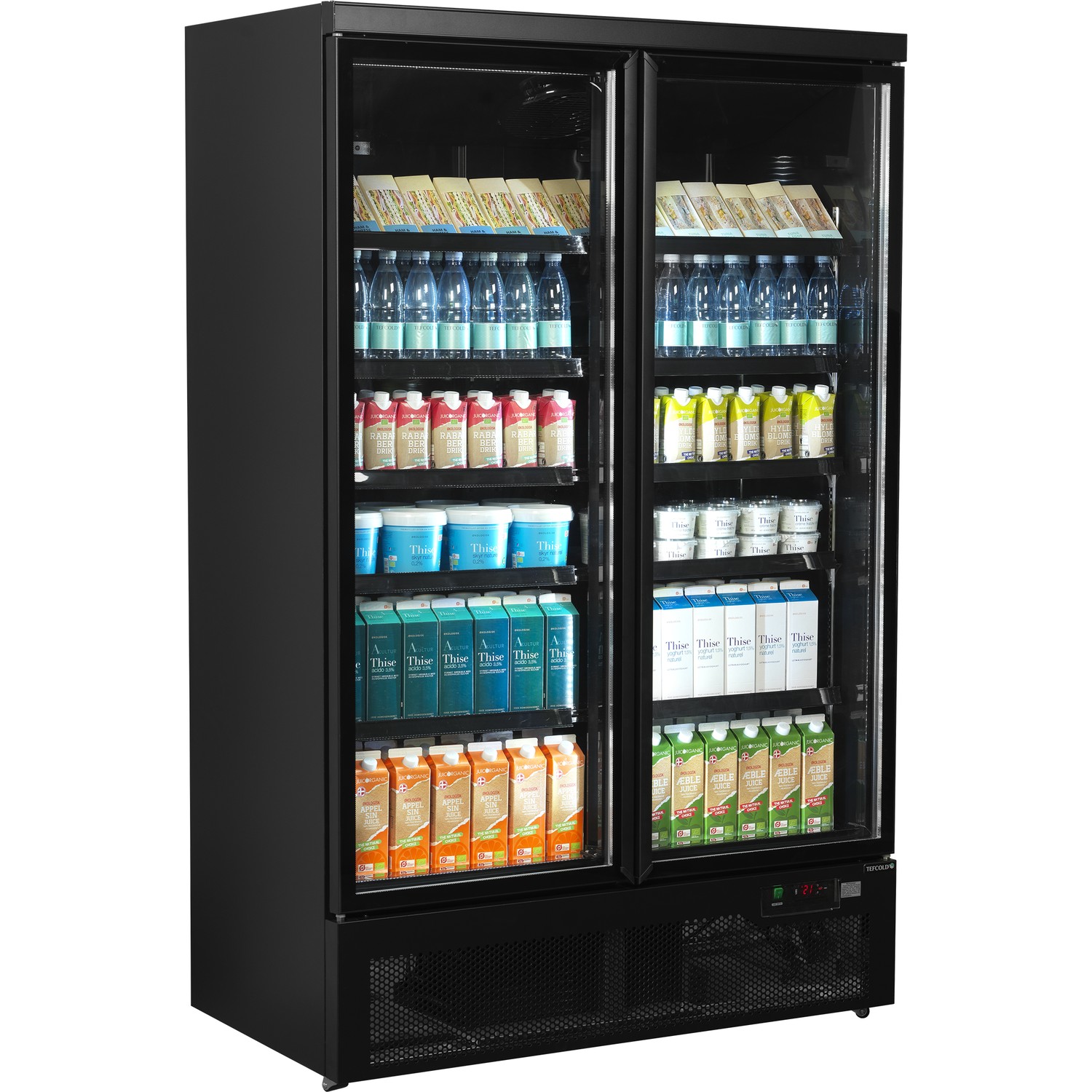 Chladicí skříň prosklené kř. dveře Atom Maxi C2DBB | TEFCOLD
