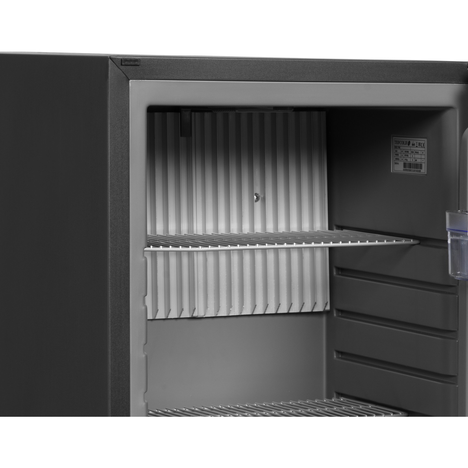Minibar plné dveře, černé opláštění TM 44 | TEFCOLD