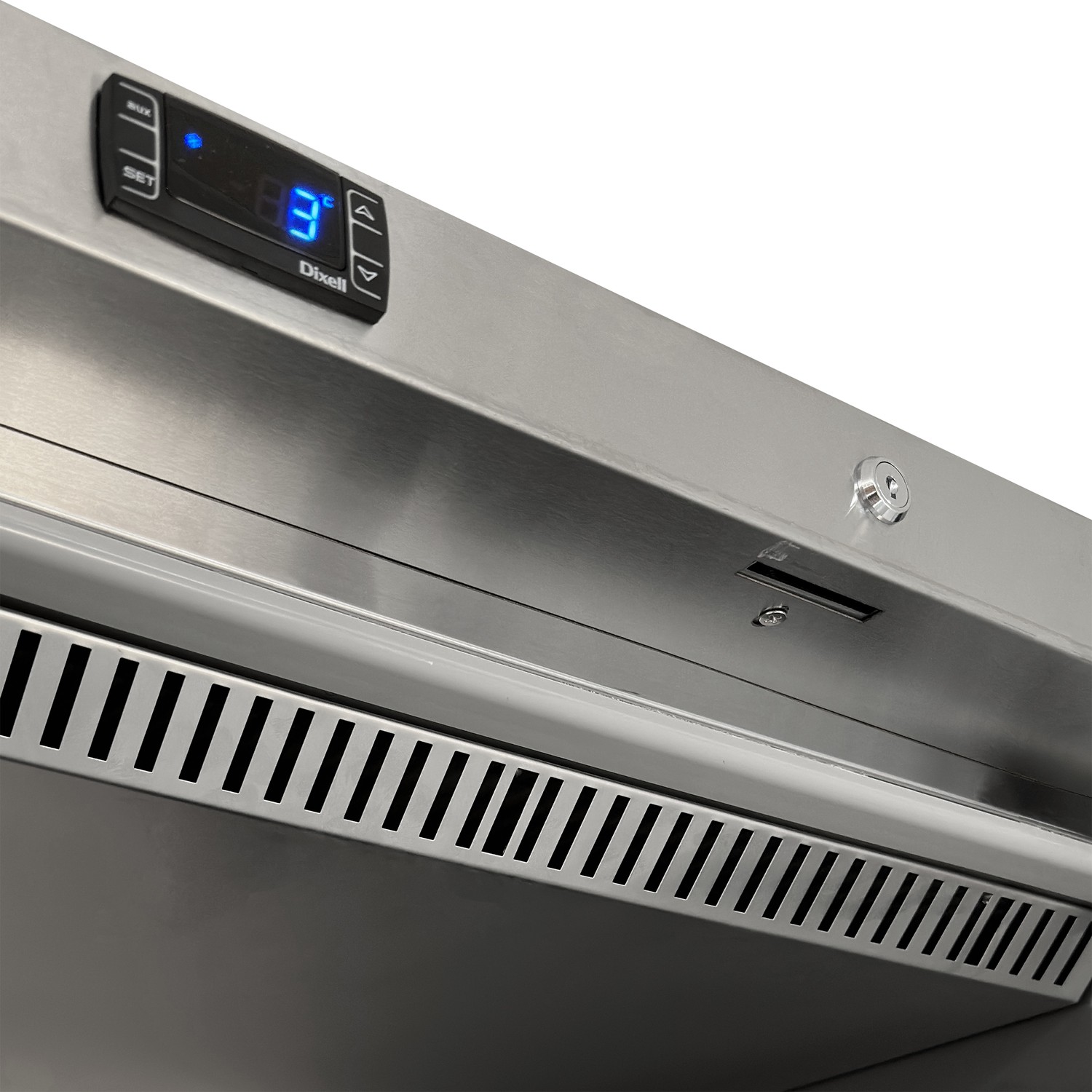 Chladicí skříň s plnými dveřmi, nerez UR 600 SS | TEFCOLD
