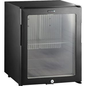 Minibar prosklené dveře, černá TM33G-1 | TEFCOLD