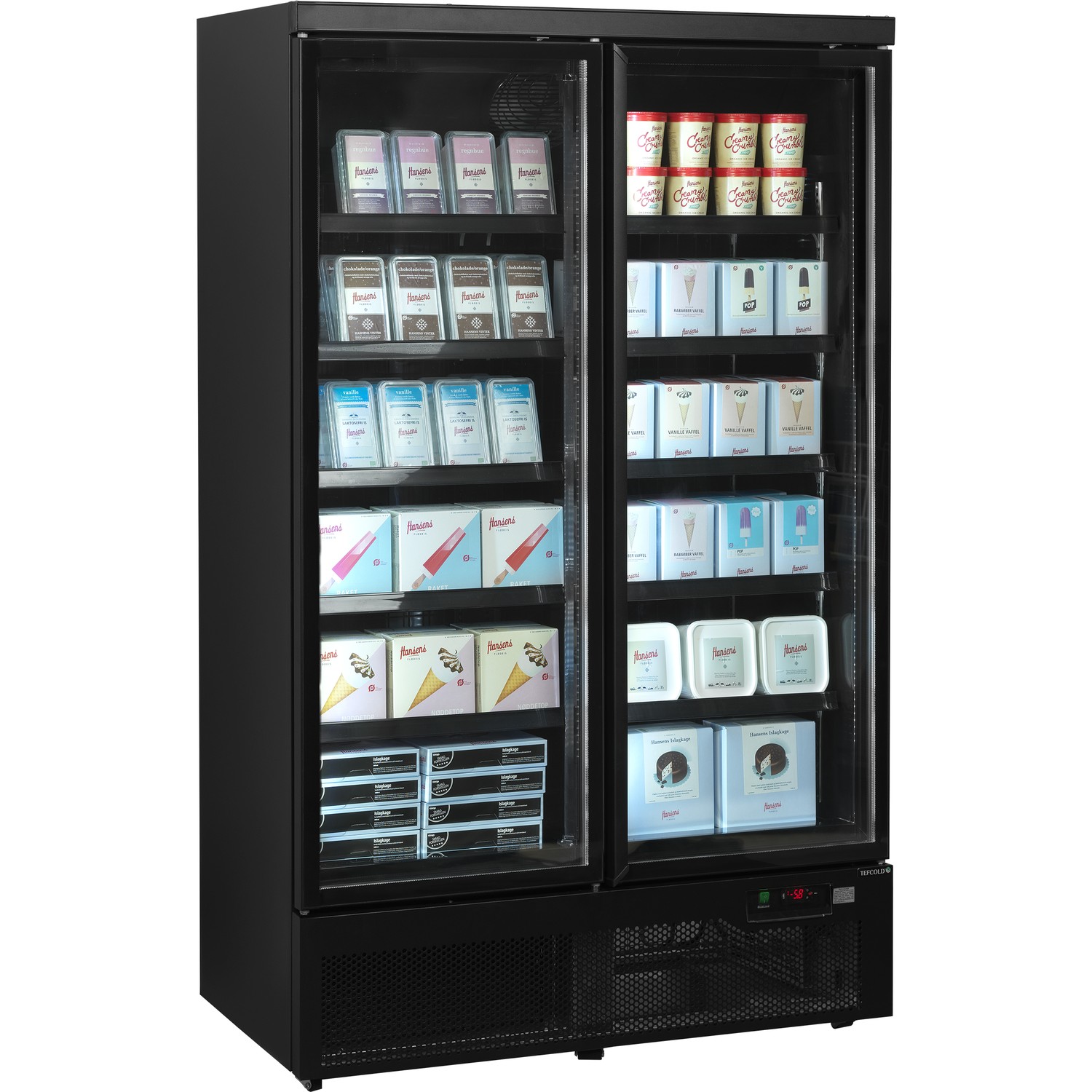 Mrazicí skříň prosklené dveře Atom Maxi F2DBB | TEFCOLD