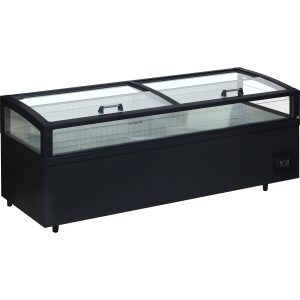 Kombinovaný mrazicí/chladicí ostrov černý View 250 CF VS B | TEFCOLD