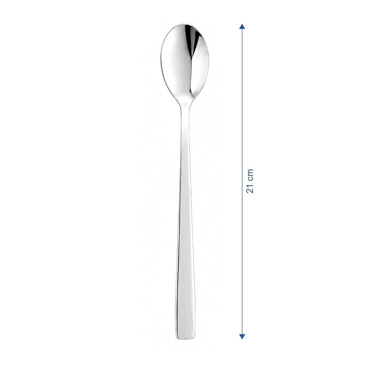 Barová lžička (long drink) Karina Eco 21 cm z nerezové oceli 18/0 v sadě 12 kusů.