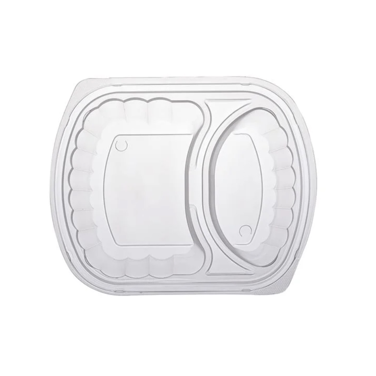 2dílná menu miska s víčkem 240 × 205 × 40 mm. Balení 150 ks.