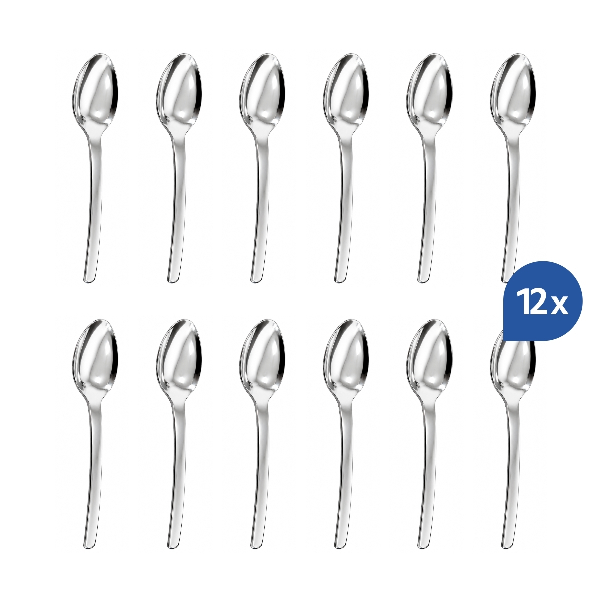 Elegantní dezertní lžička Michela 17,8 cm z nerezové oceli. Sada 12 kusů.